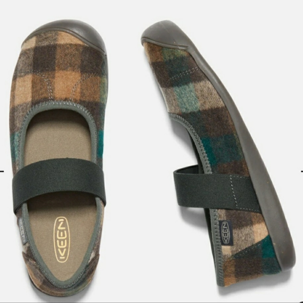 NWT Keen Sienna Mary Jane Plaid